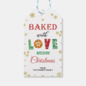 Étiquettes Cadeaux "Cuits avec Amour" | Étiquettes (Devant)