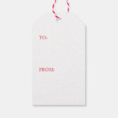 Étiquettes cadeaux CUPID COMET (Dos)