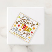 Étiquettes cadeaux d'automne (En situation)