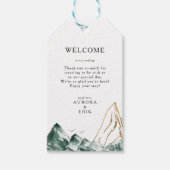 Étiquettes cadeaux de bienvenue pour le Mariage Gr (Devant)