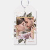 Étiquettes Cadeaux de Botanique Simple avec Photo (Dos)