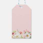 Étiquettes cadeaux de Fête des mariées de jardin r (Dos)