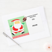 Étiquettes cadeaux de fêtes de football (Enveloppe)