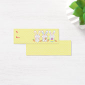 Étiquettes Cadeaux de Lapins de Pâques (Bureau)