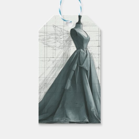 Étiquettes Cadeaux de Mode Élégants – Parfum & Rob (Devant)