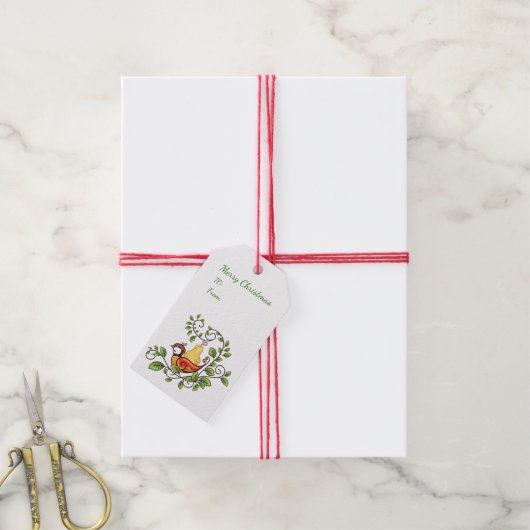 Étiquettes cadeaux de Noël (Avec de la ficelle)