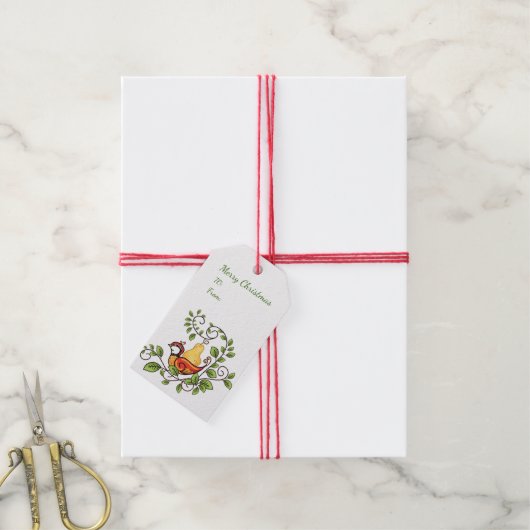 Étiquettes cadeaux de Noël (Avec de la ficelle)