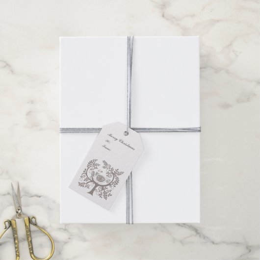 Étiquettes cadeaux de Noël (Avec de la ficelle)