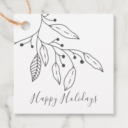 Étiquettes cadeaux de Noël (Devant)