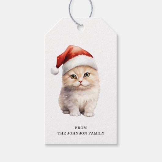 Étiquettes cadeaux de Noël (Devant)