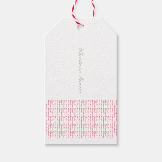 Étiquettes cadeaux de Noël (Devant)