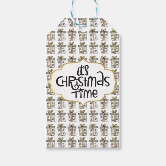 Étiquettes cadeaux de Noël (Devant)