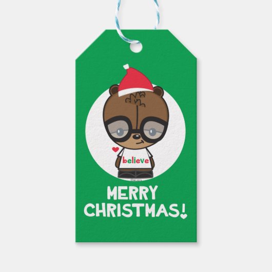 Étiquettes cadeaux de Noël (Devant)