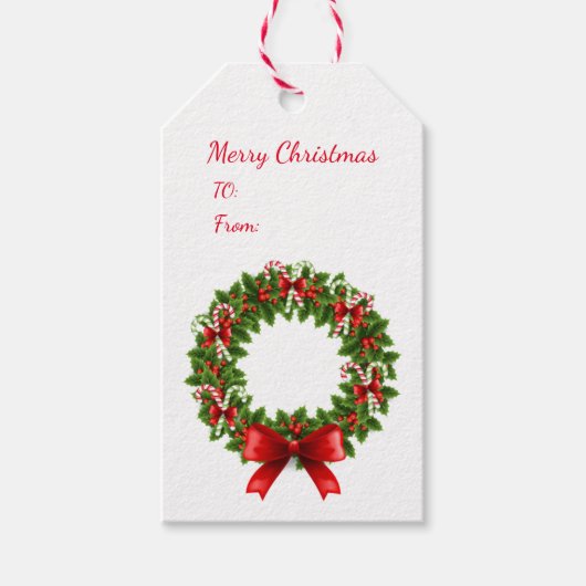 Étiquettes cadeaux de Noël (Devant)
