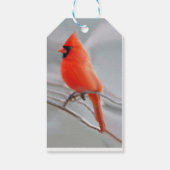 Étiquettes cadeaux de Noël du Cardinal (Dos)