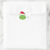 Étiquettes cadeaux de Noël Frog (Sac)