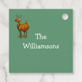 Étiquettes cadeaux de Noël Humour (Dos)