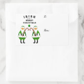 étiquettes cadeaux de Noël irlandais (Sac)