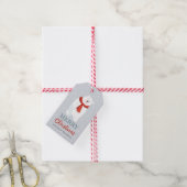 étiquettes cadeaux de Noël joli ours polaire (Avec de la ficelle)