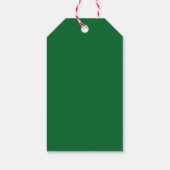 Étiquettes cadeaux de Noël Monogramme classique (Dos)