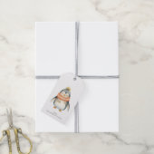 Étiquettes cadeaux de Noël Penguin (Avec de la ficelle)