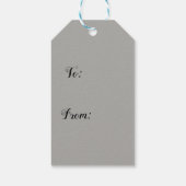 Étiquettes cadeaux de Noël Pit Bull (Dos)