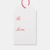 Étiquettes Cadeaux de Noël Rouge, Vert, Or (Dos)