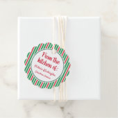 Étiquettes cadeaux de Noël sur mesure (En situation)