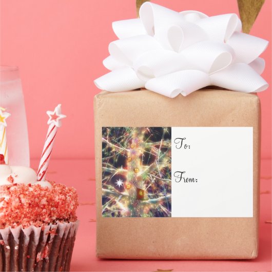 Étiquettes cadeaux de Noël Treehouse (Fête)