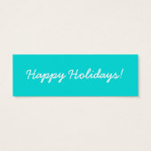 Étiquettes cadeaux de pingouin (Dos)