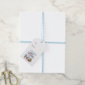 Étiquettes cadeaux de pingouins de Noël (Avec de laficelle)