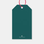 Étiquettes cadeaux de Santa Claus (Dos)