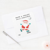 Étiquettes cadeaux de vacances Volleyball (Enveloppe)