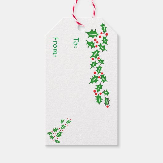 Étiquettes cadeaux Deck the Halls (Devant)