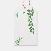 Étiquettes cadeaux Deck the Halls (Dos)