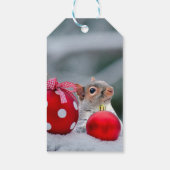 étiquettes cadeaux d'écureuil de Noël (Dos)
