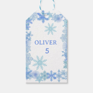 Étiquettes-cadeaux d'hiver, étiquettes de faveur d
