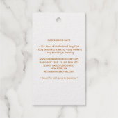 Étiquettes Cadeaux Dog Breeds Puppies Pet (Verso)