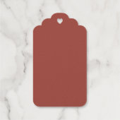 Étiquettes Cadeaux Double Mariage du bonheur (Verso)