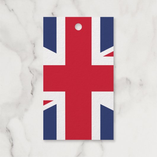 Étiquettes Cadeaux Drapeau du Royaume-Uni (Verso)