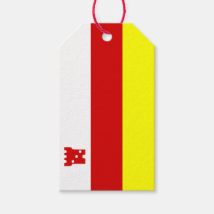 Étiquettes Cadeaux du drapeau de Santa Barbara, Ca