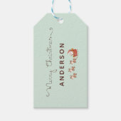 Étiquettes cadeaux du pôle Nord (Devant)