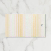 Étiquettes Cadeaux élégant rayé (Recto (horizontal))