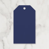 Étiquettes Cadeaux Élégante Fête de Mariage (Verso)