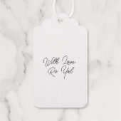 Étiquettes Cadeaux Emblème de couronnement roi Charles III (Verso)