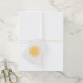 Étiquettes Cadeaux Emblème de couronnement roi Charles III (Avec de la ficelle)