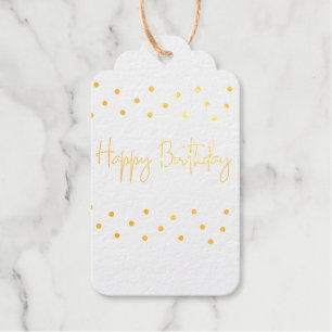 Étiquettes Cadeaux Etiquette cadeau en aluminium