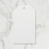 Étiquettes Cadeaux Étiquette-cadeau en feuille métallique (Recto)