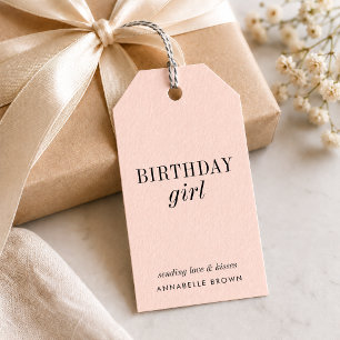 Étiquettes Cadeaux Fille Anniversaire Étiquette