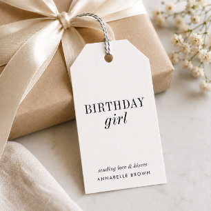Étiquettes Cadeaux Fille d'Anniversaire   Étiquett